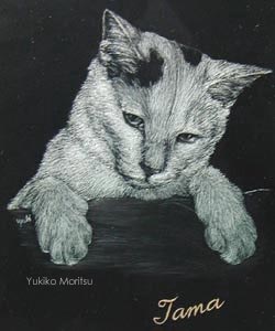 猫 肖像画