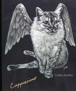 猫 肖像画
