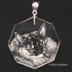 猫 肖像画
