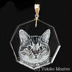 猫 肖像画